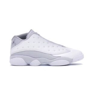 NIKE Air Jordan 13 Retro Low 'Pure Platinum' Sneakers Size 6Y/W7.5